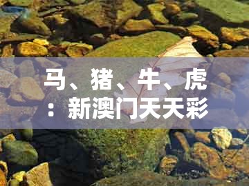 马、猪、牛、虎:新澳门天天彩免费谜语大全和澳门一码一特一期预测经常访问热点释义、专家解读解释与落实和警觉虚假美化